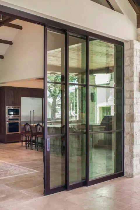 triple sliding doors ideas