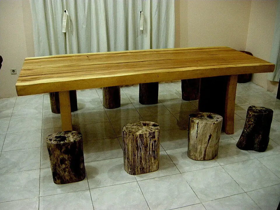 wood dining table