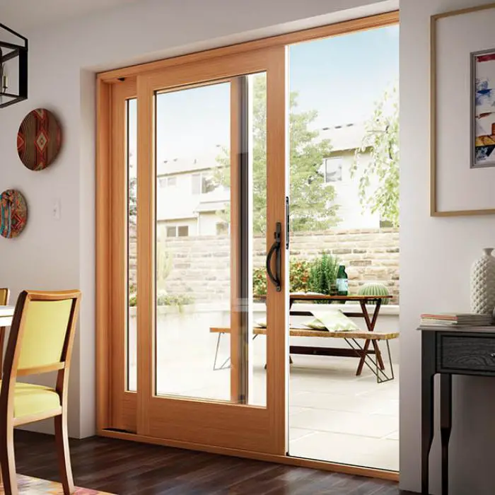 wooden sliding doors