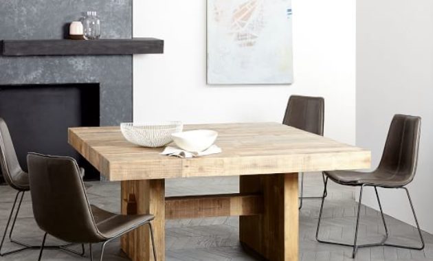 wooden square table ideas