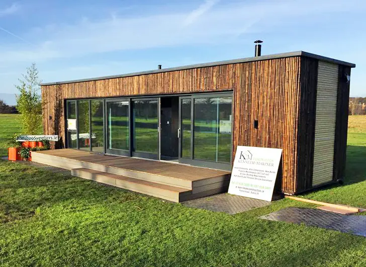 cargo container as a house building