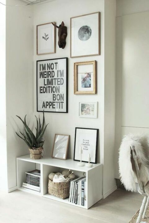 wooden Bookshelf inspiration white color