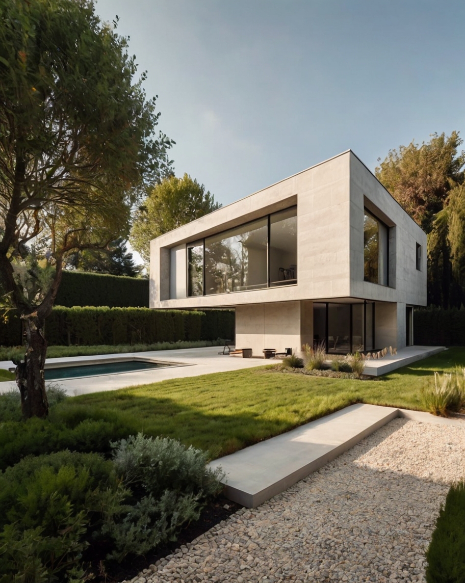 Default minimalist house with garden 1