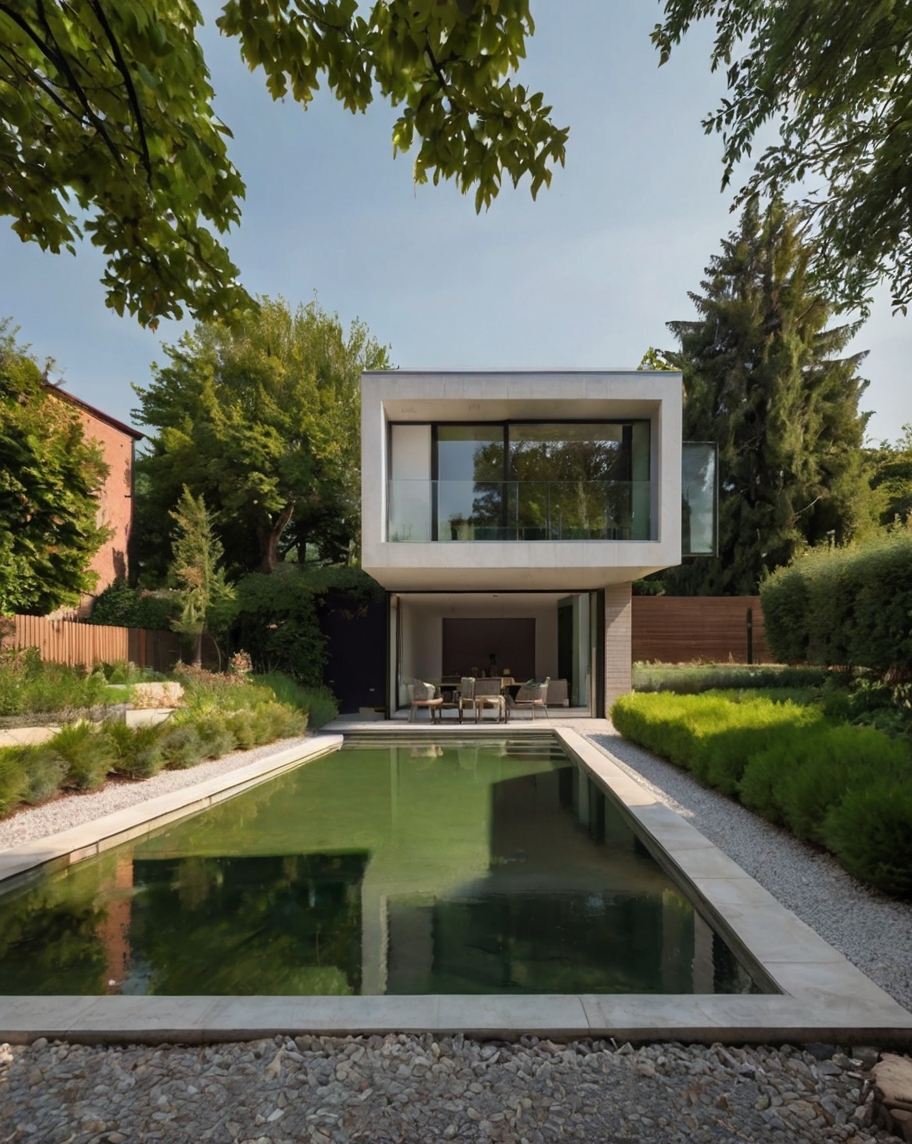 Default minimalist house with garden 2