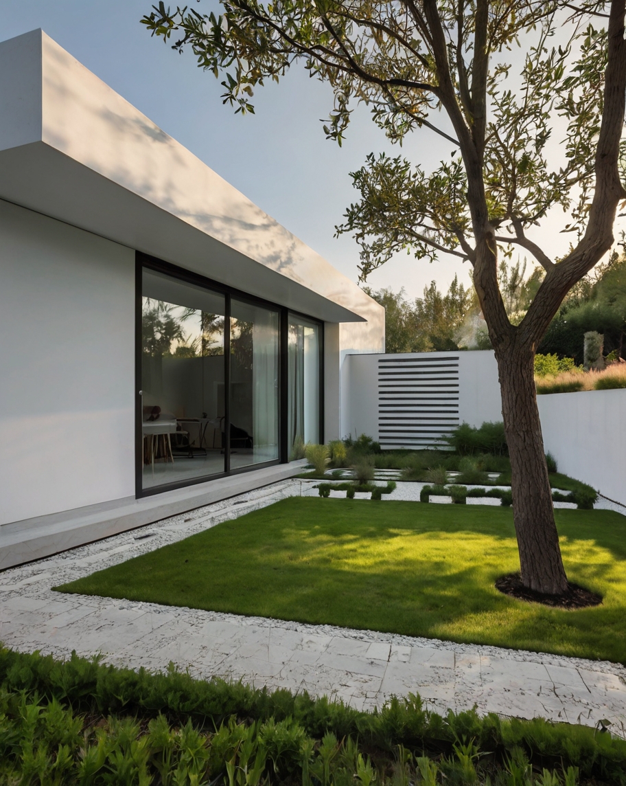 Default minimalist house with little garden 1