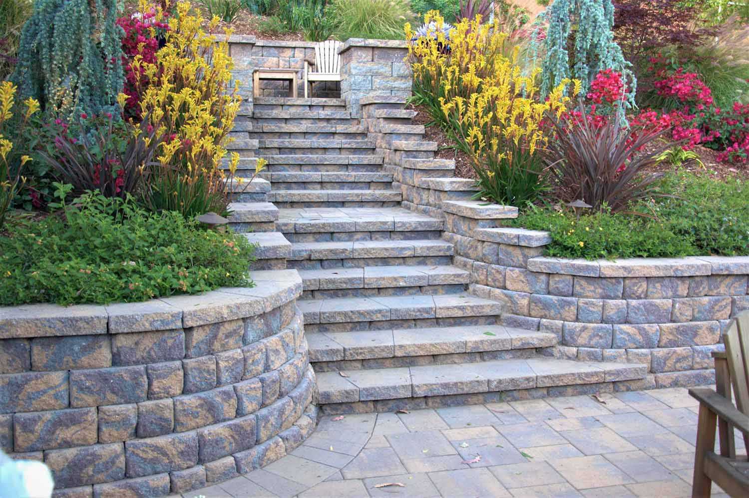 How to Build Steps with Pavers - Simple (DIY) Tutorial