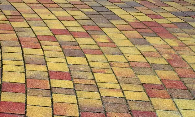 pavers decking walkway the background texture the structure of the pattern pavement tempered