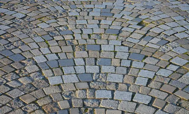 pavers road pavers stones surface road old street ancient town antique alley paved