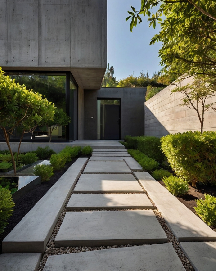 Default Minimalist concrete House with Elegant Gardens Ideas a 0 (2)