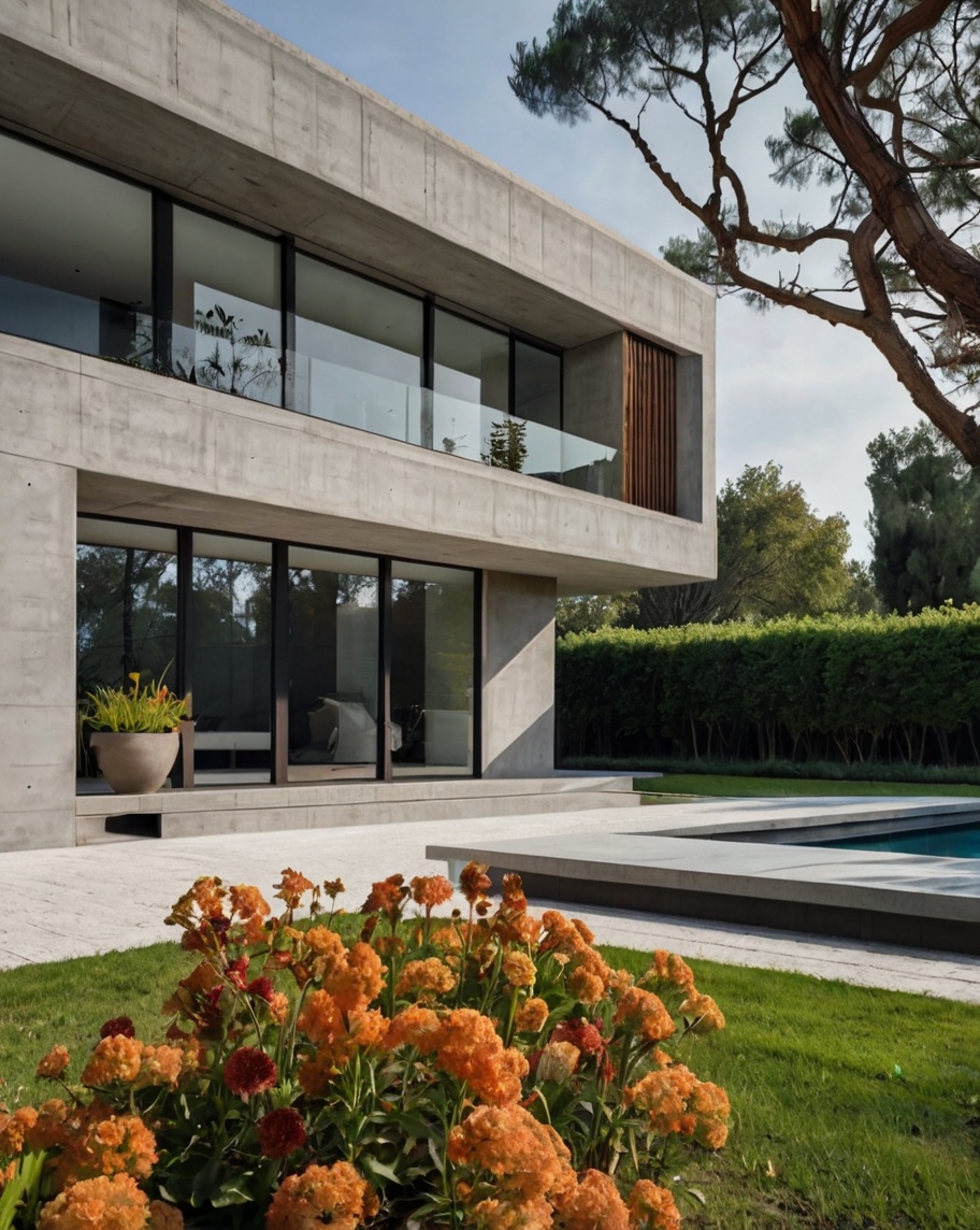 Default Minimalist concrete House with Elegant Gardens Ideas a 1 (1)