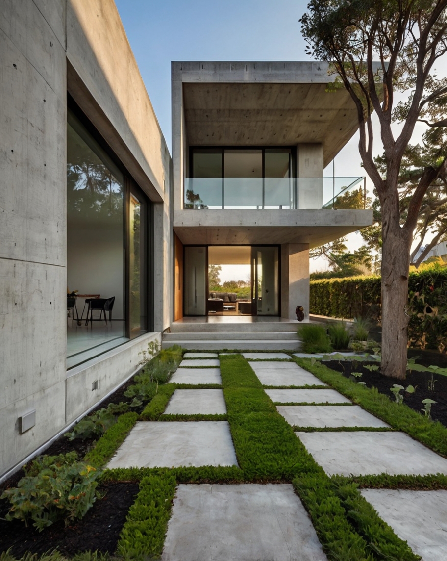 Default Minimalist concrete House with Elegant Gardens Ideas a 2 (2)