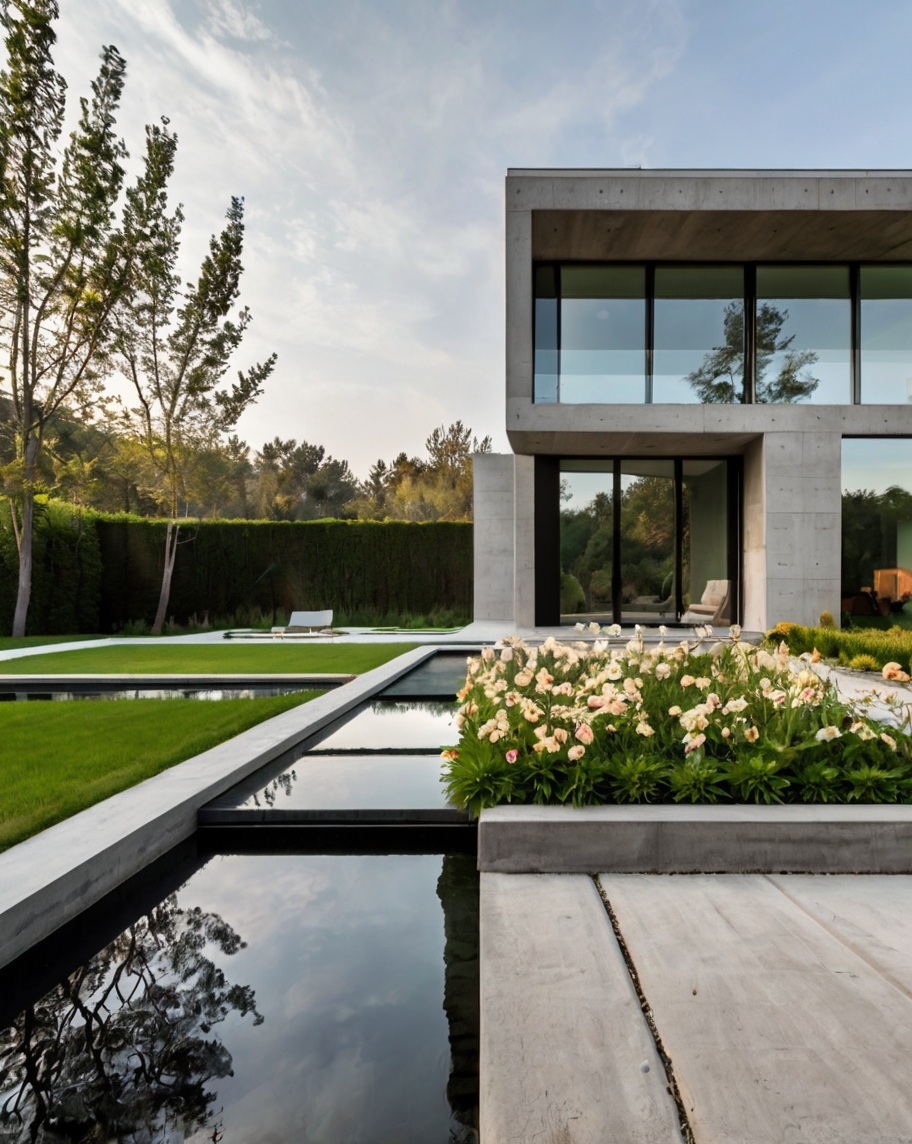 Default Minimalist concrete House with Elegant Gardens Ideas a 3 (1)