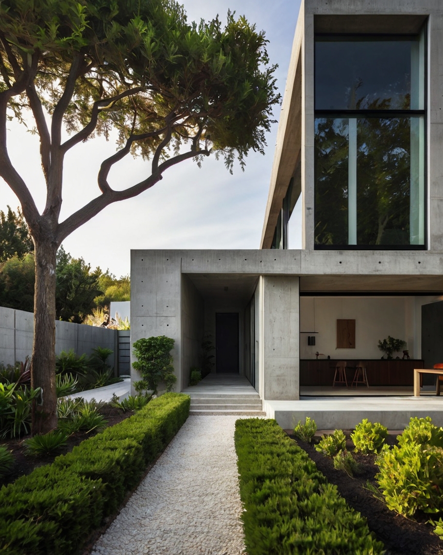 Default Minimalist concrete House with Elegant Gardens Ideas a 3 (2)