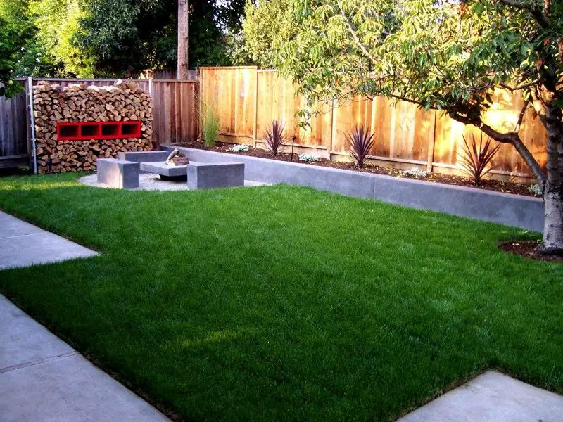 Minimalist Garden With Pavers Ideas