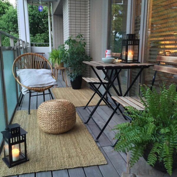 95 Cozy Small Apartment Patio Ideas | Low-Med Budget