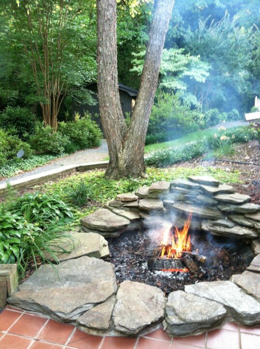 Small Fire Pit Stone Ideas