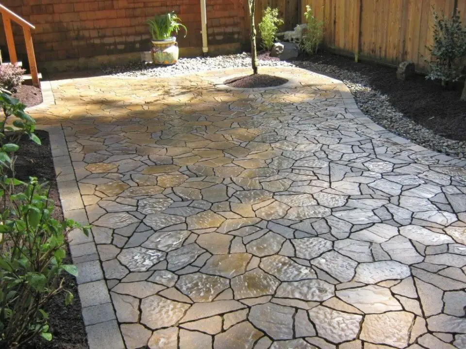 arizona flagstone patio