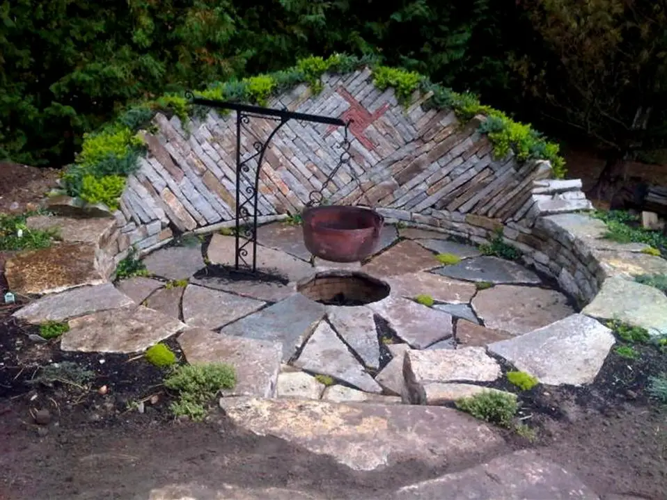 backyard firepit ideas - patio ideas simple fire pit