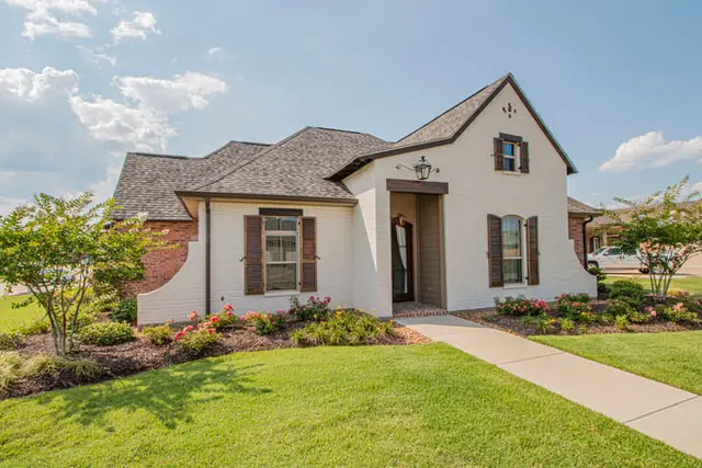 front yard corner landscaping