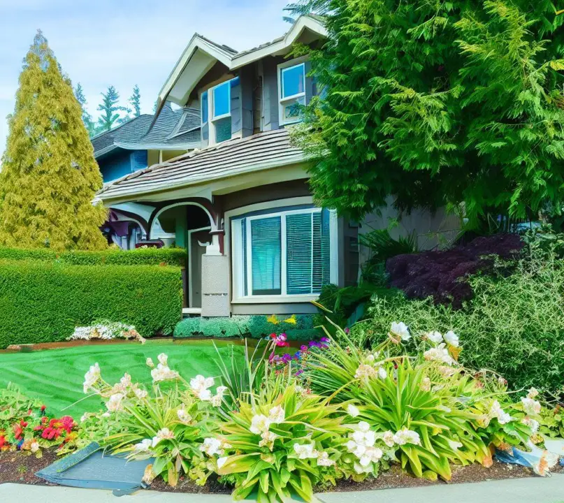 front yard corner