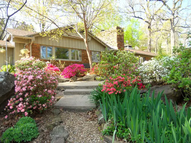 front yard landscaping ideas with rocks no grass