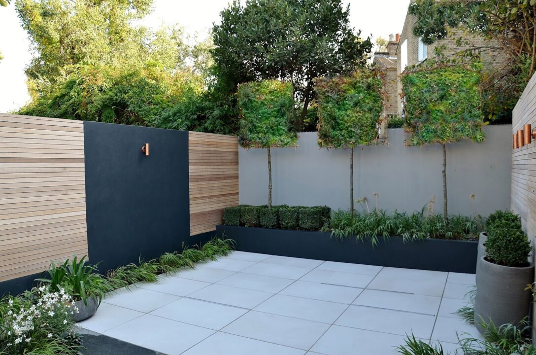 minimal space garden without grass