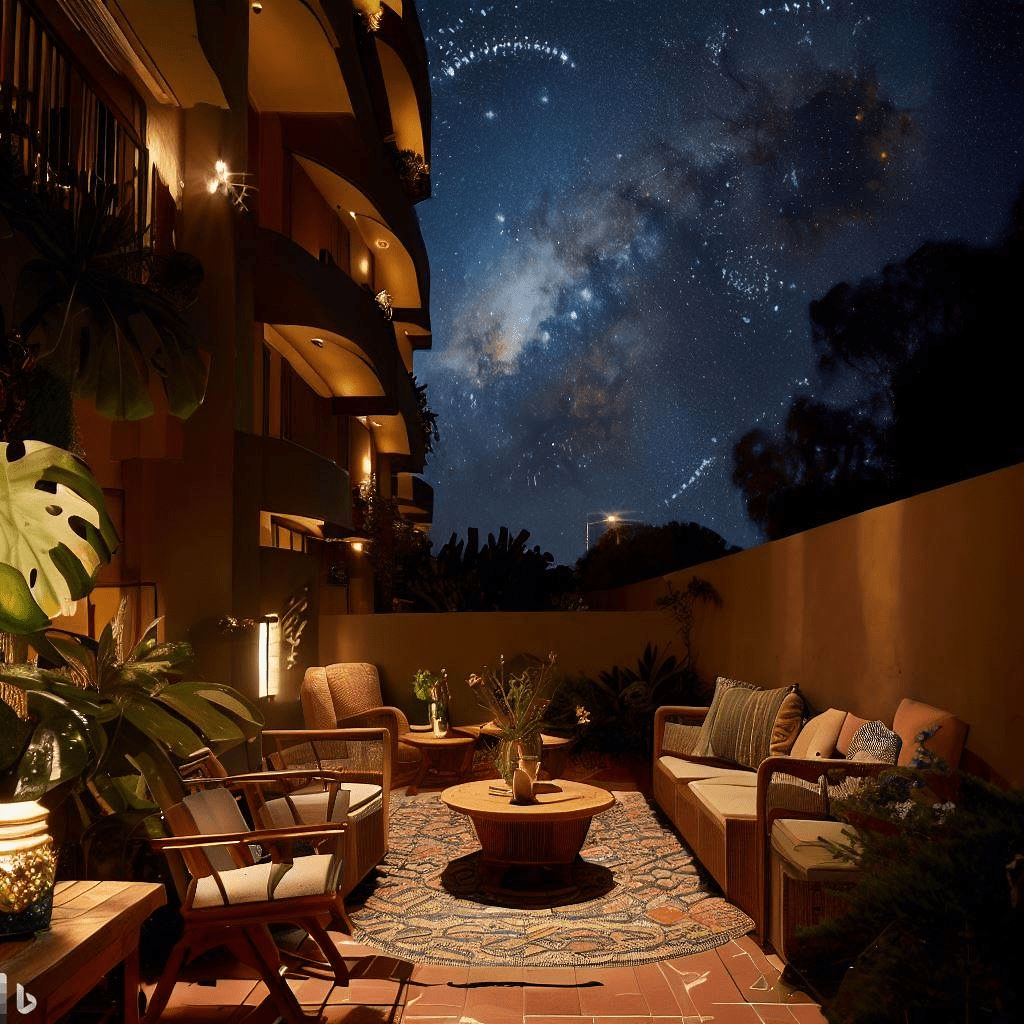 stargaze apartment patio ideas