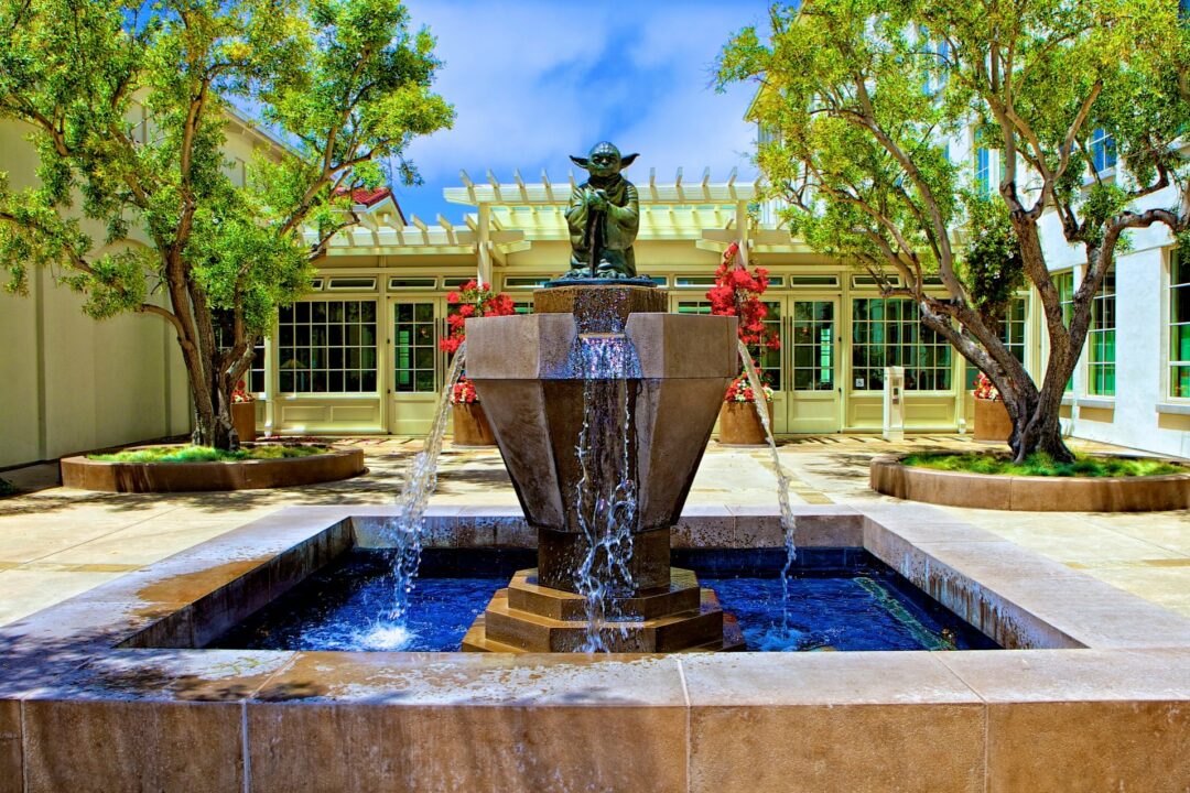 modern outdoor fountains