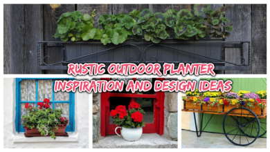 rustic outdoor planter 1