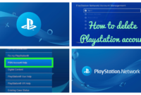 How to delete playstation account