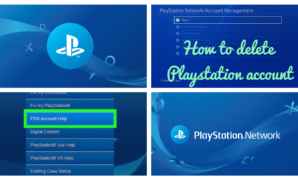 How to delete playstation account