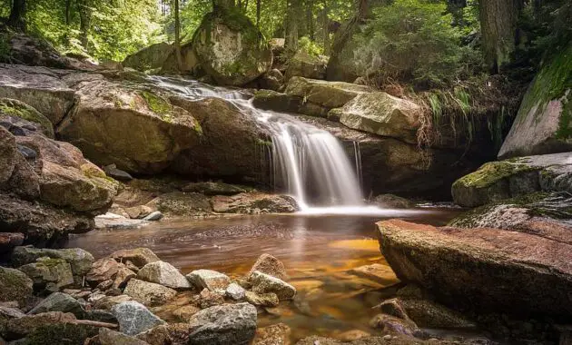 river bach long exposure atmospheric water nature landscape watercourse forest