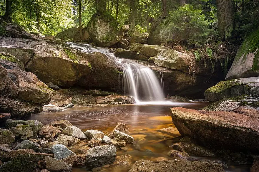 river bach long exposure atmospheric water nature landscape watercourse forest