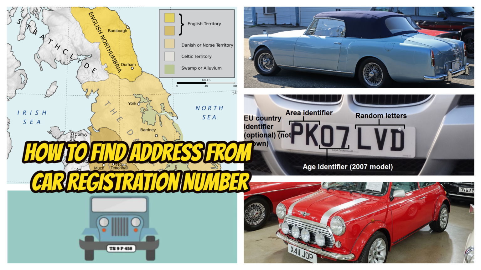 how to find address using car registration number