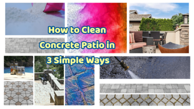 How to Clean Concrete Patio in 3 Simple Ways