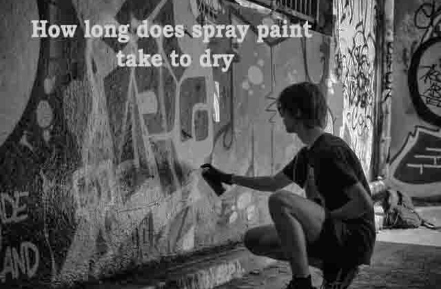 How long does spray paint take to dry Jonathan ford