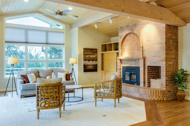 white and soft brown living room gothic accent