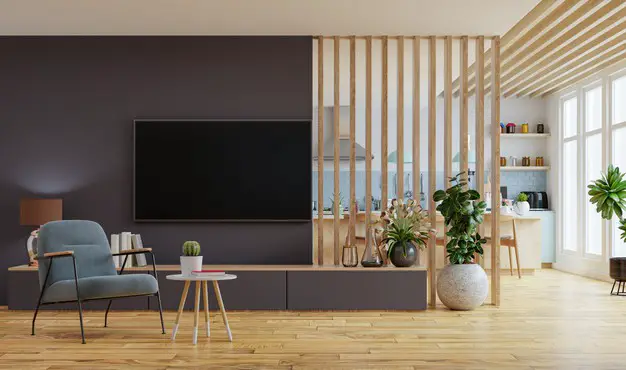 Kitchen room with wooden accent