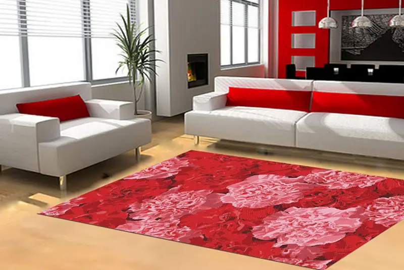 red rugs beautiful living room accent