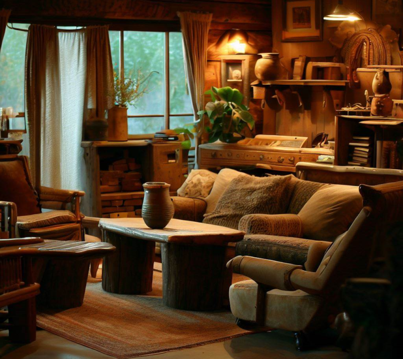 rustic living room furniture
