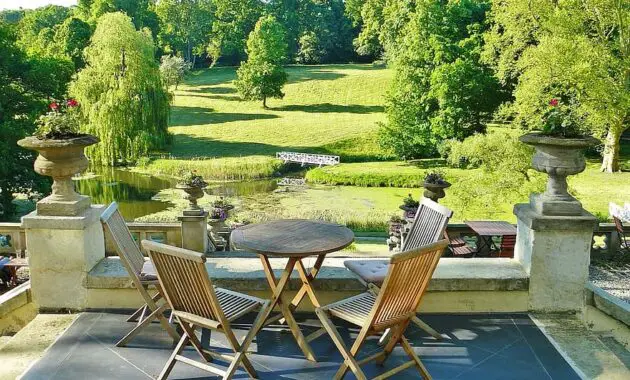 castle park hotel terrace park idyllic romantic architecture property garden architecture 1