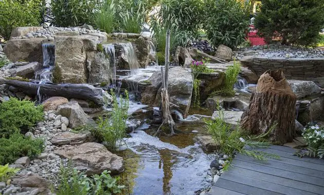 pondless waterfalls waterfalls backyard waterfall aquatic plants stumps natural pond aquatic water