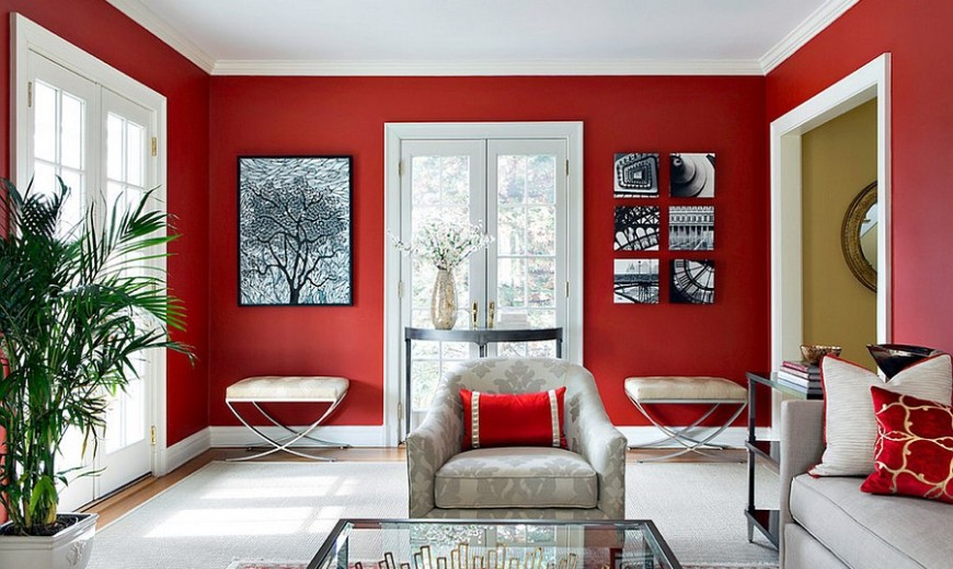 Red Wall Design