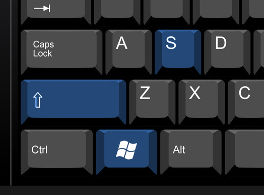 screenshot Windows key Shift S key