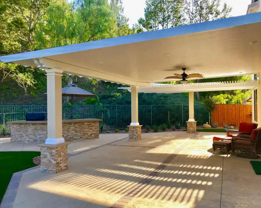 Solid Aluminum Patio Covers