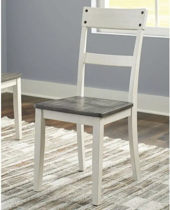 White Washed with Grey Chair