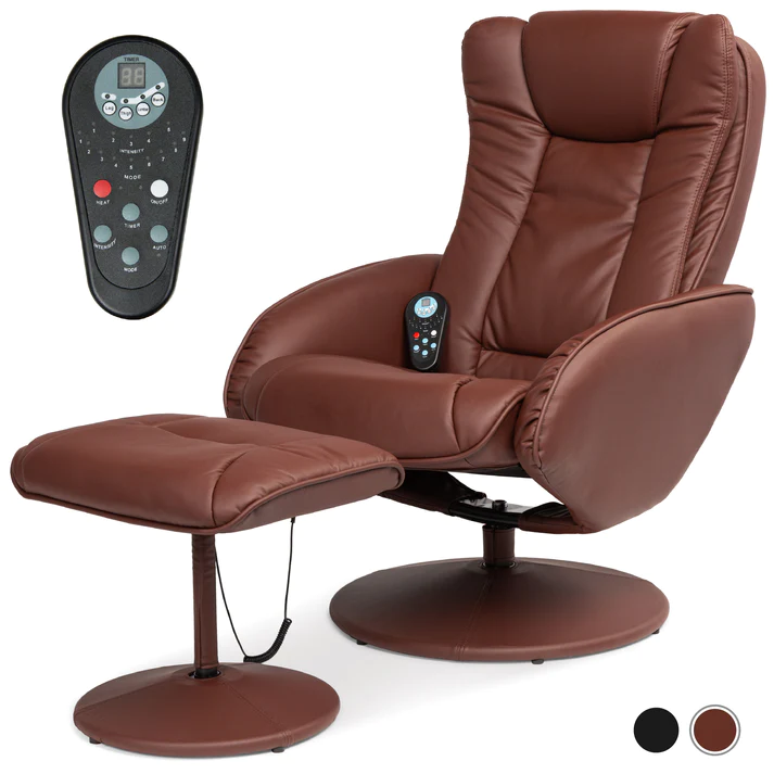 Best Choice Products Faux Leather Electric Massage Recliner Chair