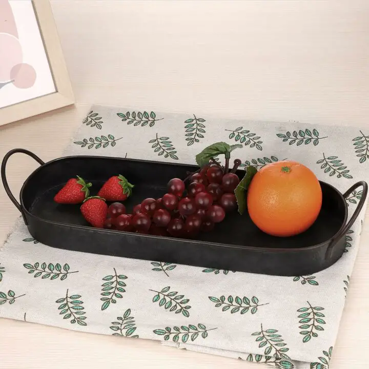 metal iron tray