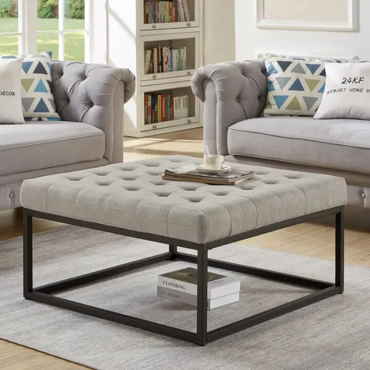 tufted ottoman table