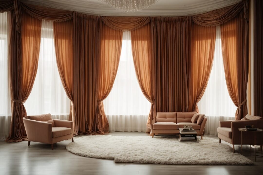 Default Curtains for minimalist Living Room 1